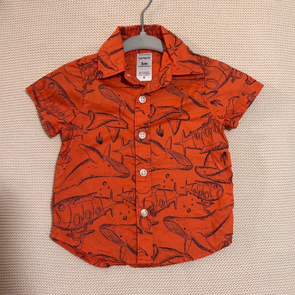 Nautical Collared Shirt